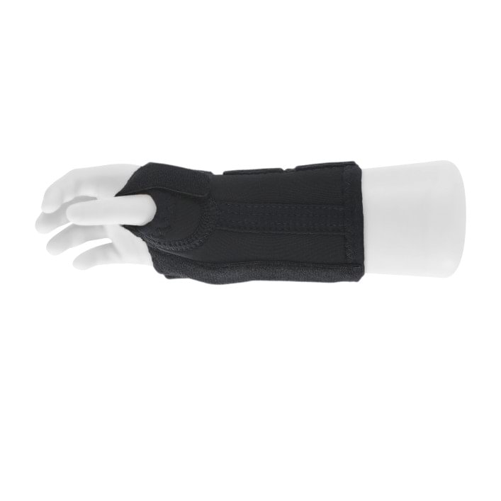 Manu Junior Pollex ortesi di polso per bambino con stecca in alluminio modellabile e supporto per il pollice.
