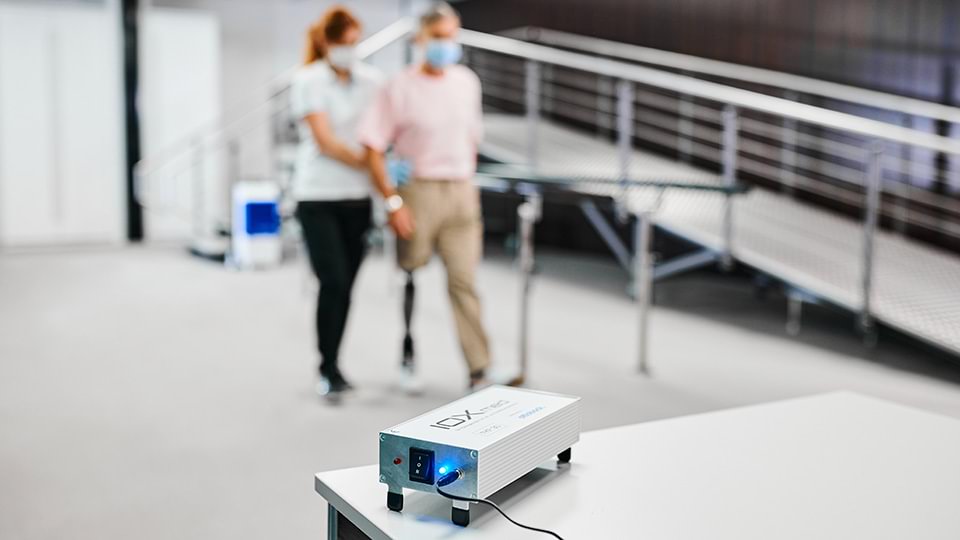 Utilizzo del Plasma Generator in un ortopedia
